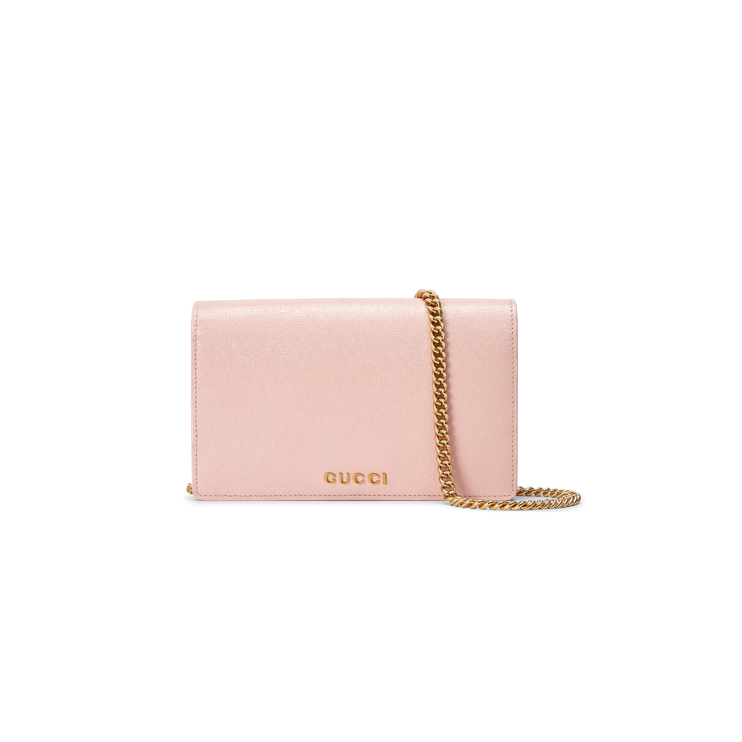 GUCCI CHAIN WALLET WITH GUCCI SCRIPT 772643 (20*12.5*4cm)
